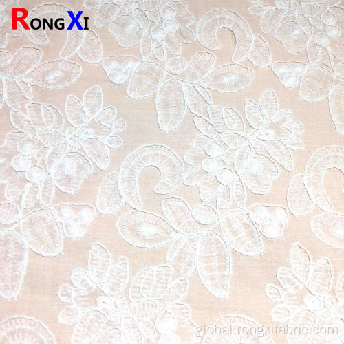 Soft Cotton Fabric Cotton Eyelet Fabric Embroidered Fabric Clothing Fabric Supplier